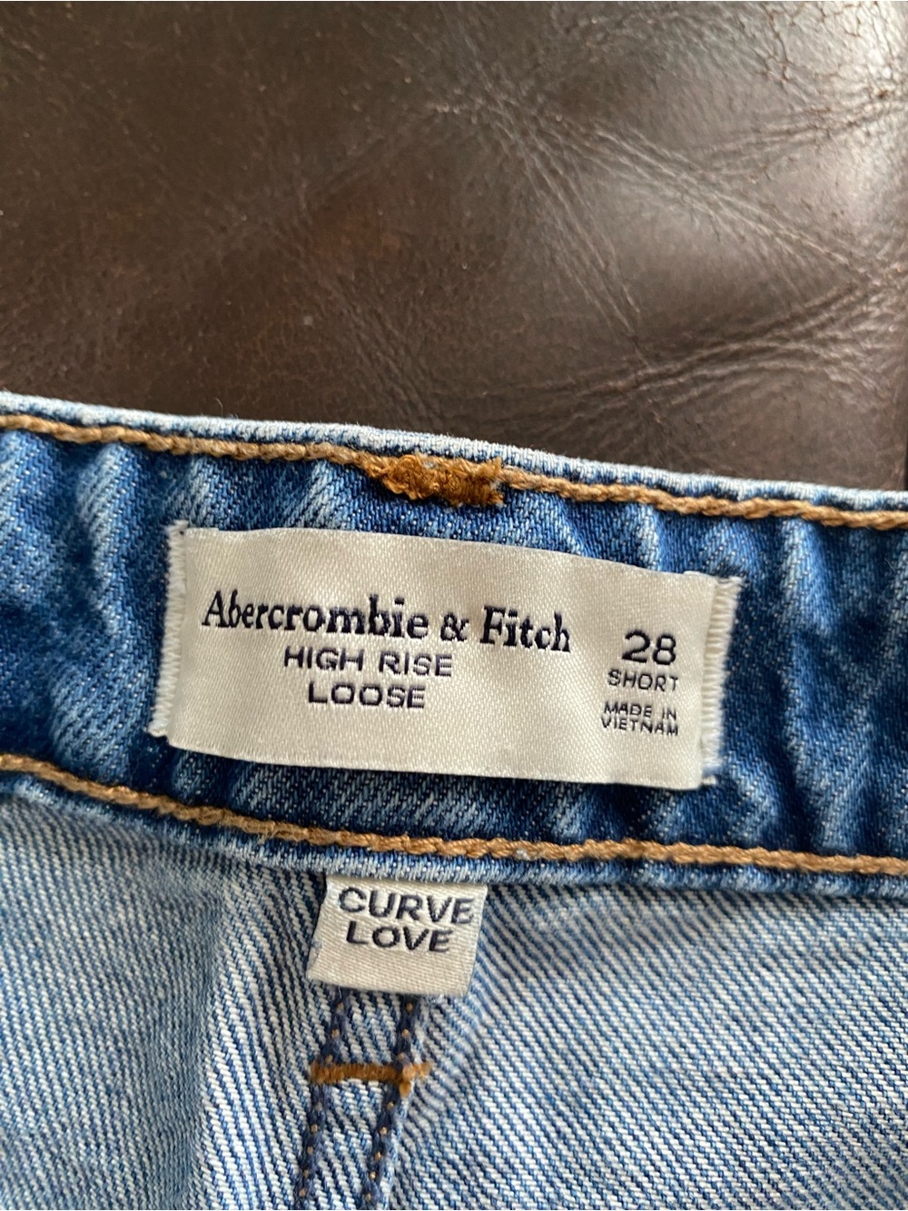 Abercrombie & Fitch Light Blue High-Rise Loose Women’s  Jeans